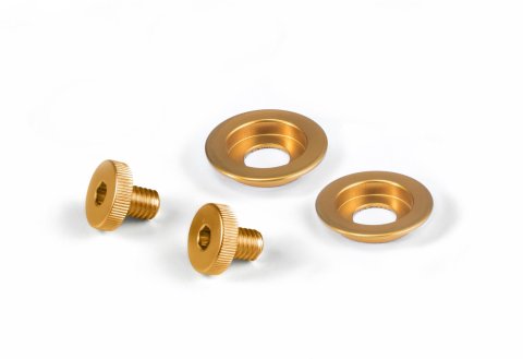 Stilo Helmet Components YA0817G Accessories, ST5 VISOR SCREW KIT - GOLD thumbnail 1