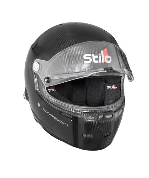 Stilo ST5 FN Carbon Helmets AA0710AF1T59 Helmet, Carbon, Full, Fiber, Clear Shield, Snell SA2020/FIA 8859-2020, EPS Liner, No Graphic, Large, Each thumbnail 3