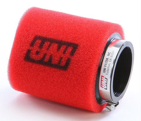 UNI Filter Clamp-On Dual Layer Pod Filters UP-4229ST Air Filter, Filter, Round Flanged, Foam, Red, 2.25 in. Inlet Flange I.D., Each thumbnail 1