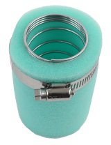 UNI Filter Clamp-On Flex Core Sock Filters UFI-U-402 Air Filter, Sock, Clamp-On, Round Flanged Style, Foam, Green, 2.75 in. o.d., 4.0 in. Length, Each thumbnail 1