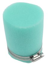 UNI Filter Clamp-On Flex Core Sock Filters UFI-U-402 Air Filter, Sock, Clamp-On, Round Flanged Style, Foam, Green, 2.75 in. o.d., 4.0 in. Length, Each thumbnail 2
