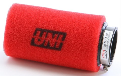 UNI Filter Clamp-On Dual Layer Pod Filters UP-6200ST Air Filter, Filter, Round Flanged, Foam, Red, 2.00 in. Inlet Flange I.D., Each thumbnail 1