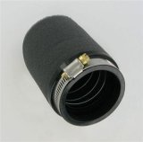 UNI Filter Clamp-On Pod Filters UFI-UP-5229 Air Filter, Pod, Clamp-On, Round Flanged Style, Foam, Black, Each thumbnail 1
