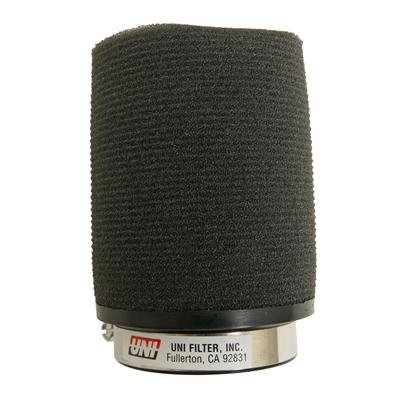 UNI Filter Clamp-On Pod Filters UFI-UP-4229 Air Filter, Pod, Clamp-On, Round Flanged Style, Foam, Black, Each