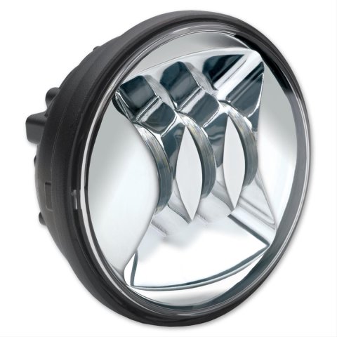 J. W. Speaker 6045 LED Fog Lights 551593 Auxiliary Lights, Model Fog, 4.5 in. Round, Black Die-Cast Aluminum Housing, Chrome Bezel, 0.75 Amps, 750 Lumens, Polycarbonate Lens, Pair thumbnail 1
