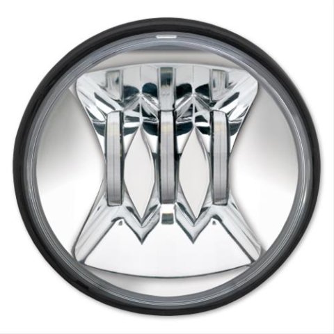 J. W. Speaker 6045 LED Fog Lights 551593 Auxiliary Lights, Model Fog, 4.5 in. Round, Black Die-Cast Aluminum Housing, Chrome Bezel, 0.75 Amps, 750 Lumens, Polycarbonate Lens, Pair thumbnail 3