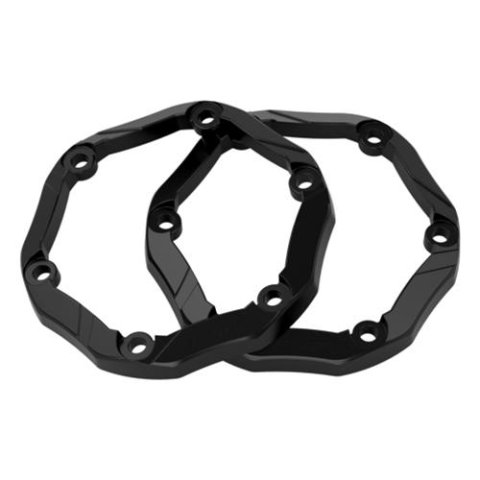 J. W. Speaker Replacement Lens Covers 8200543 Auxiliary Light Cover, Appearance Rings, Round, ABS Plastic, Black, 3.5 in. Diameter, Trail 6 Series, Pair thumbnail 2