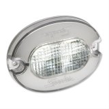J. W. Speaker 186 LED Utility Lights 442641 Auxiliary Light, Interior, LED, 3 x 2 in. Oval, Clear, Polycarbonate, 12-24 V, Each thumbnail 1