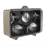 J. W. Speaker 8820 LED Headlights 550271 Headlight Assemblies, Model 8820, LED, Clear Lens, Black Housing, Black Bezel, 12-24 V Headlight, 3-Point Mount, Each thumbnail 4