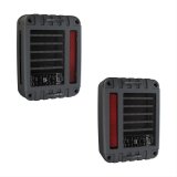 J. W. Speaker 279 DOT-Compliant LED Taillights 347553 Taillight Assemblies, Taillight, Rectangular, 8.28 in. Height, 6.05 in. Width, 3.43 in. Depth, Clear Lens, Black Housing, Pair thumbnail 3