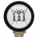 J. W. Speaker 6050 LED Fog Lights 1403151 Auxiliary Light, Light, LED, 4.5 in. Round, Clear, Chrome Inner Bezel in Rubber Bucket, Aluminum, 9-15 V, Each thumbnail 3