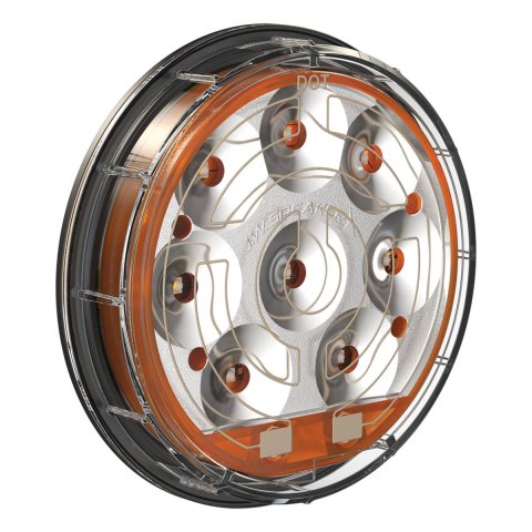 J. W. Speaker 234 DOT-Compliant LED Taillights 347874 Trailer Light, Turn Signal Lamp, 4 in., Non-Heated Clear Lens, LED, Amber, Includes Pigtail, Each thumbnail 2