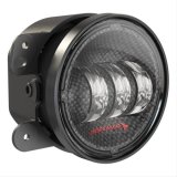 J. W. Speaker 6145 J2 Series LED Fog Lights 554413 Auxiliary Lights, Model J2, Fog, 4 in. Round, Black Die-Cast Aluminum Housing, Carbon Fiber Bezel, Polycarbonate Lens, Pair thumbnail 5