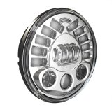 J.W. Speaker Headlight Assemblies 555081 8791A 12V Pedestal Mount Chrome thumbnail 3
