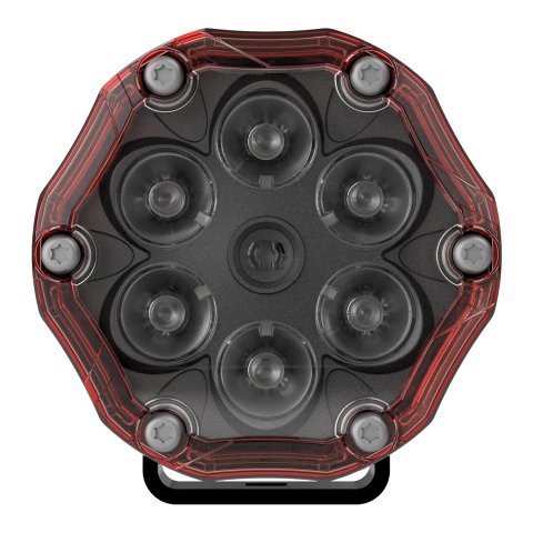 J. W. Speaker Trail 6 Flash Light Pods 0555363 Auxiliary Lights, Flash, LED, 12V, Aluminum, Black, 690 Lumens, Pair thumbnail 1