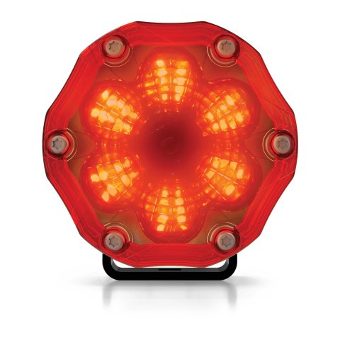J. W. Speaker Trail 6 Flash Light Pods 0555363 Auxiliary Lights, Flash, LED, 12V, Aluminum, Black, 690 Lumens, Pair thumbnail 5