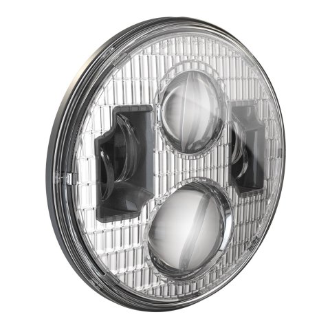J. W. Speaker Model 8700 EVO 2 Classic LED Headlights 557661 Headlight Assembly, Series, Chrome Bezel, 12 V, LED, Universal, Each thumbnail 1