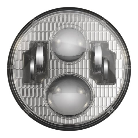 J. W. Speaker Model 8700 EVO 2 Classic LED Headlights 557661 Headlight Assembly, Series, Chrome Bezel, 12 V, LED, Universal, Each thumbnail 2