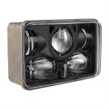 J. W. Speaker 8820 Evolution 2 LED Headlights 550931 Headlight, LED, Rectangle, Clear Lens, Black Housing, 6.440 in. Length, 5.110 in. Height, Each thumbnail 1