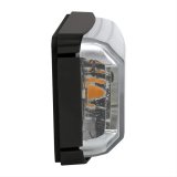 J.W. Speaker Turn Signal Indicators 344301 12/24V ECE/SAE LED Clear Side with Mount thumbnail 2