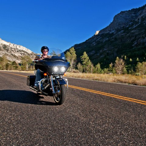 J. W. Speaker 8692 Adaptive 2 LED Headlights 555131 Headlights, LED, Round, Clear Lens, Gray Housing, Black Inner Bezel, 5.750 in. Diameter, Harley-Davidson®, Pair thumbnail 2