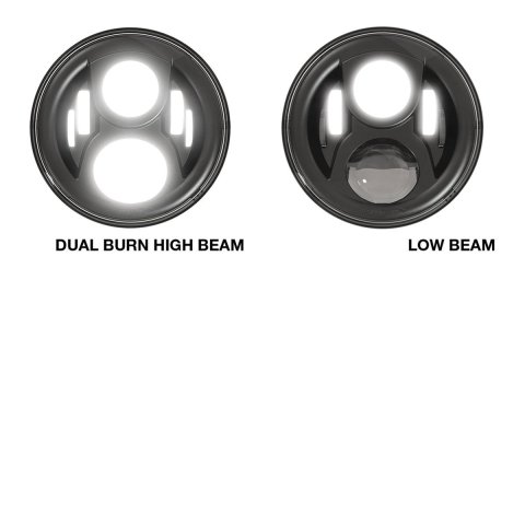 J.W. Speaker Headlight Assemblies 556291 8700 EVO2-H 12/24, DOT, CHROME thumbnail 3