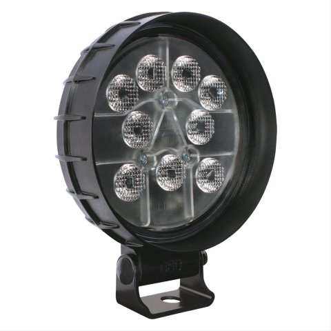 J. W. Speaker 680 XD LED Work Lights 1501641 Auxiliary Light, Light, LED, Flood Beam, 5.75 in. Round, Clear, Polycarbonate, 12-24 V, Each thumbnail 1