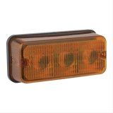 J.W. Speaker Marker Light Assemblies 341341 270TS-12V LED Lamp Amber w/18" Jumper thumbnail 2