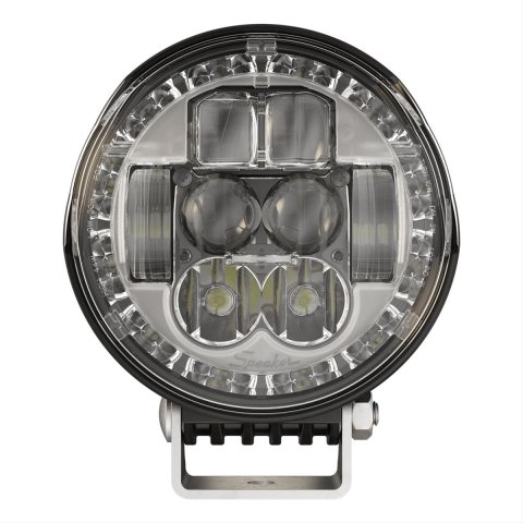 J. W. Speaker 8632 Evolution LED Headlights 551973 Headlight Assemblies, Model Evolution, LED, Clear Lens, Black Housing, 12-24 V Headlight, Pair