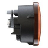 J. W. Speaker 239 J2 Series LED Turn Signals 346483 Signal Indicators, LED, Front, Round, Amber Lens, Jeep, Pair thumbnail 1