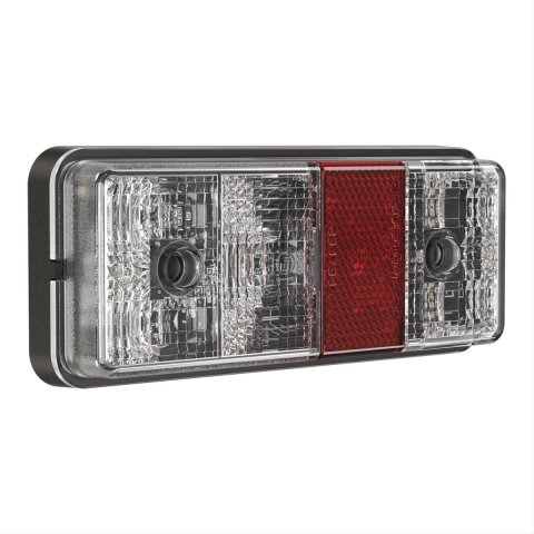 J.W. Speaker Marker Light Assemblies 0338101 220-12-24V LED STT Bckup w/Refl thumbnail 1