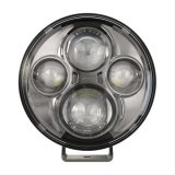 J. W. Speaker TS4000 LED Auxiliary Lights 551121 Light, ECE Light, LED, High Beam, 7 in. Round, Clear, Chrome Inner Bezel, Aluminum, 12-24 V, Each thumbnail 2