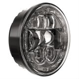 J. W. Speaker 8630 Evolution ECE-Compliant LED Headlights 549921 Headlight, LED, Round, Clear Lens, Black Housing, Left Hand Traffic Beam, Each thumbnail 2