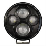 J. W. Speaker TS4000 LED Auxiliary Lights 551693 Light, ECE Light, LED, High Beam, 7 in. Round, Clear, Black Inner Bezel, Aluminum, 12-24 V, Pair thumbnail 4