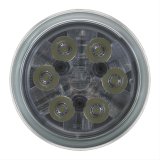 J. W. Speaker 6040 LED Work Lights 3157581 Auxiliary Light, Light, LED, Spot Beam, 4.5 in. Round, Glass Lens, Clear, Aluminum, 12-48 V, Each thumbnail 1