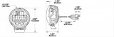 J. W. Speaker 8632 Evolution LED Headlights 551991 Headlight Assemblies, Model Evolution, LED, Clear Lens, Black Housing, 12-24 V Right Headlight, Each thumbnail 5