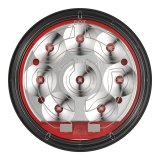 J. W. Speaker 234 DOT-Compliant LED Taillights 347864 Trailer Light, Stop/Tail/Turn Lamp, 4 in., Non-Heated Clear Lens, LED, Red, Includes Pigtail, Each thumbnail 1