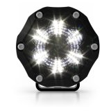 J. W. Speaker Trail 6 Sport Light Pods 0555353 Auxiliary Lights, Sport, LED, 12V, Aluminum, Black, 3,830 Lumens, Pair thumbnail 3