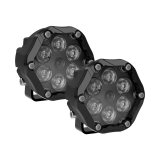 J. W. Speaker Trail 6 Sport Light Pods 0555353 Auxiliary Lights, Sport, LED, 12V, Aluminum, Black, 3,830 Lumens, Pair thumbnail 5