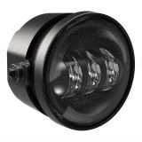 J. W. Speaker 6146 Ford Fog Lights 549671 Auxiliary Light, Light, LED, Bumper Mount, 4 in. Round, Clear, Black Inner Bezel, Aluminum, 12 V, Ford, Each thumbnail 1