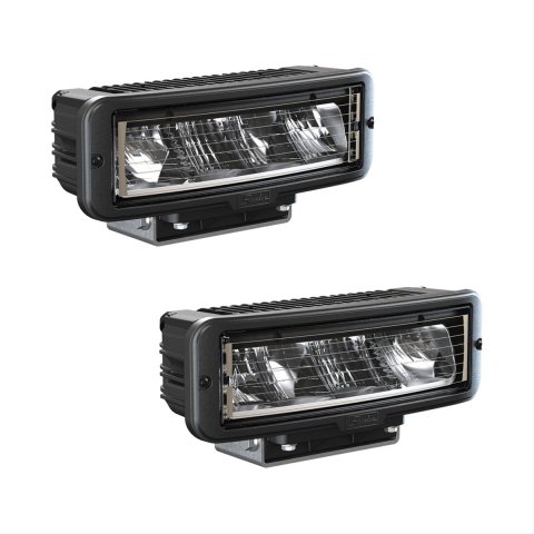 J. W. Speaker 9800 LED Headlights 550171 Headlight Assemblies, Model LED, Clear Lens, Black Housing, Black Bezel, 12-24 V High Beam, Delphi 12052848 Connector, Pair thumbnail 3