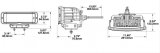 J. W. Speaker 9800 SmartHeat LED Headlights 552243 Headlight Assemblies, Headlights, 12 V, Rectangle, Clear Lens, Black Housing, 11.480 in. Length, 3.720 in. Height, Pair thumbnail 4