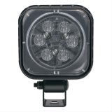 J. W. Speaker 840 XD LED Work Lights 1300001 Auxiliary Light, Light, LED, Flood Beam, 4 in. Sqaure, Clear, Polycarbonate, 12-24 V, Each thumbnail 1