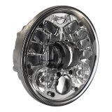 J. W. Speaker 8790 Adaptive 2 LED Headlights 555101 Headlight, LED, Round, Clear Lens, Gray Housing, Chrome Inner Bezel, 5.750 in. Diameter, Each thumbnail 2