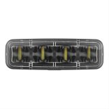 J. W. Speaker 793 LED Safety Lights 1603651 Auxiliary Light, Light, LED, Amber Stripe Zone, 6 x 2 in. Rectangular, Aluminum, 12-110 V, Each thumbnail 1