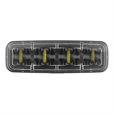 J. W. Speaker 793 LED Safety Lights 1603651 Auxiliary Light, Light, LED, Amber Stripe Zone, 6 x 2 in. Rectangular, Aluminum, 12-110 V, Each