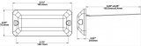 J.W. Speaker Interior Lights 443271 410-12/24V LED Dome Lamp thumbnail 2