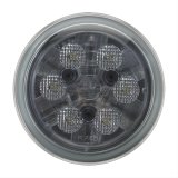 J. W. Speaker 6040 LED Work Lights 8000111 Auxiliary Light, Light, LED, Flood Beam, 4.5 in. Round, Clear, Aluminum, 12 V, Each thumbnail 1