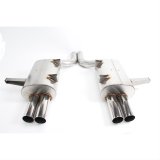 Dinan Free Flow Stainless Exhaust Systems D660-3950 Exhaust, Flow, Rear Axle Back, Steel, Two Rear Outlets, BMW, 5.0L, Kit thumbnail 2