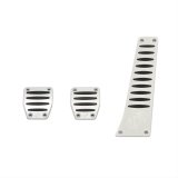 Dinan Pedal Covers D700-0000 Pads, Gas/Brake/Clutch, Aluminum/Rubber, BMW, Set of 3 thumbnail 1